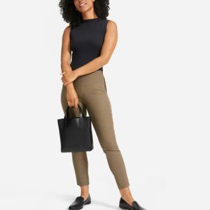 Everlane Side-Zip Stretch Pant in Cocoa Houndstooth - 6